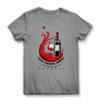 Damen Premium Bio T-Shirt Ich trinke Wein, weil Wasser keine Geschichten erzählt