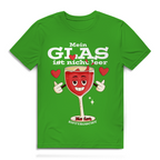 Herren Premium Bio T-Shirt Mein Glas ist nicht leer. Es ist enttäuscht