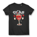 Damen Premium Bio T-Shirt Mein Glas ist nicht leer. Es ist enttäuscht
