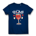 Damen Premium Bio T-Shirt Mein Glas ist nicht leer. Es ist enttäuscht