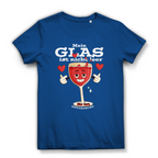 Damen Premium Bio T-Shirt Mein Glas ist nicht leer. Es ist enttäuscht