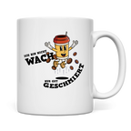 Tasse Ich bin nicht wach. Nur gut geschmiert