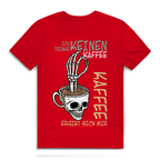 Herren Premium Bio T-Shirt „Ich trinke keinen Kaffee. Kaffee ergibt sich mir