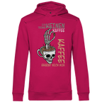 Herren Premium Bio Hoodie „Ich trinke keinen Kaffee. Kaffee ergibt sich mir