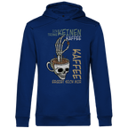 Herren Premium Bio Hoodie „Ich trinke keinen Kaffee. Kaffee ergibt sich mir