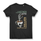 Damen Premium Bio T-Shirt „Ich trinke keinen Kaffee. Kaffee ergibt sich mir