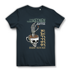 Damen Premium Bio T-Shirt „Ich trinke keinen Kaffee. Kaffee ergibt sich mir