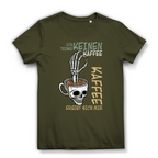 Damen Premium Bio T-Shirt „Ich trinke keinen Kaffee. Kaffee ergibt sich mir