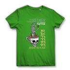 Damen Premium Bio T-Shirt „Ich trinke keinen Kaffee. Kaffee ergibt sich mir