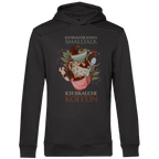 Herren Premium Bio Hoodie Ich brauche keinen Smalltalk. Ich brauche Koffein