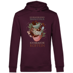Herren Premium Bio Hoodie Ich brauche keinen Smalltalk. Ich brauche Koffein