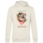 Herren Premium Bio Hoodie Ich brauche keinen Smalltalk. Ich brauche Koffein