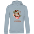 Herren Premium Bio Hoodie Ich brauche keinen Smalltalk. Ich brauche Koffein