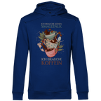 Herren Premium Bio Hoodie Ich brauche keinen Smalltalk. Ich brauche Koffein