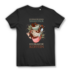 Damen Premium Bio T-Shirt Ich brauche keinen Smalltalk. Ich brauche Koffein