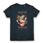 Damen Premium Bio T-Shirt Ich brauche keinen Smalltalk. Ich brauche Koffein