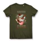 Damen Premium Bio T-Shirt Ich brauche keinen Smalltalk. Ich brauche Koffein