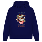 Damen Premium Bio Hoodie Ich brauche keinen Smalltalk. Ich brauche Koffein