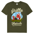 Herren Premium Bio T-Shirt Ich grille Fleisch. Und Erwartungen