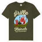 Herren Premium Bio T-Shirt Ich grille Fleisch. Und Erwartungen