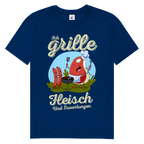 Herren Premium Bio T-Shirt Ich grille Fleisch. Und Erwartungen