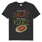 Herren Premium Bio T-Shirt Ich kann auch Salat. Wenn ich muss. Kurz
