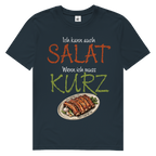 Herren Premium Bio T-Shirt Ich kann auch Salat. Wenn ich muss. Kurz