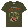 Herren Premium Bio T-Shirt Ich kann auch Salat. Wenn ich muss. Kurz