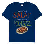 Herren Premium Bio T-Shirt Ich kann auch Salat. Wenn ich muss. Kurz