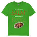 Herren Premium Bio T-Shirt Ich kann auch Salat. Wenn ich muss. Kurz