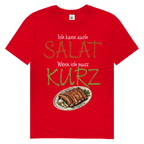 Herren Premium Bio T-Shirt Ich kann auch Salat. Wenn ich muss. Kurz
