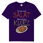 Herren Premium Bio T-Shirt Ich kann auch Salat. Wenn ich muss. Kurz