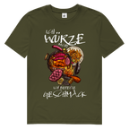 Herren Premium Bio T-Shirt Ich würze nicht. Ich befehle Geschmack