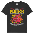 Herren Premium Bio T-Shirt Mein Fleisch hat mehr Charakter als dein Tinderprofil