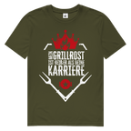 Herren Premium Bio T-Shirt Mein Grillrost ist heißer als deine Karriere