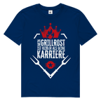 Herren Premium Bio T-Shirt Mein Grillrost ist heißer als deine Karriere