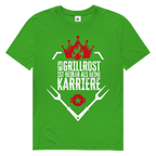 Herren Premium Bio T-Shirt Mein Grillrost ist heißer als deine Karriere