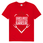 Herren Premium Bio T-Shirt Mein Grillrost ist heißer als deine Karriere