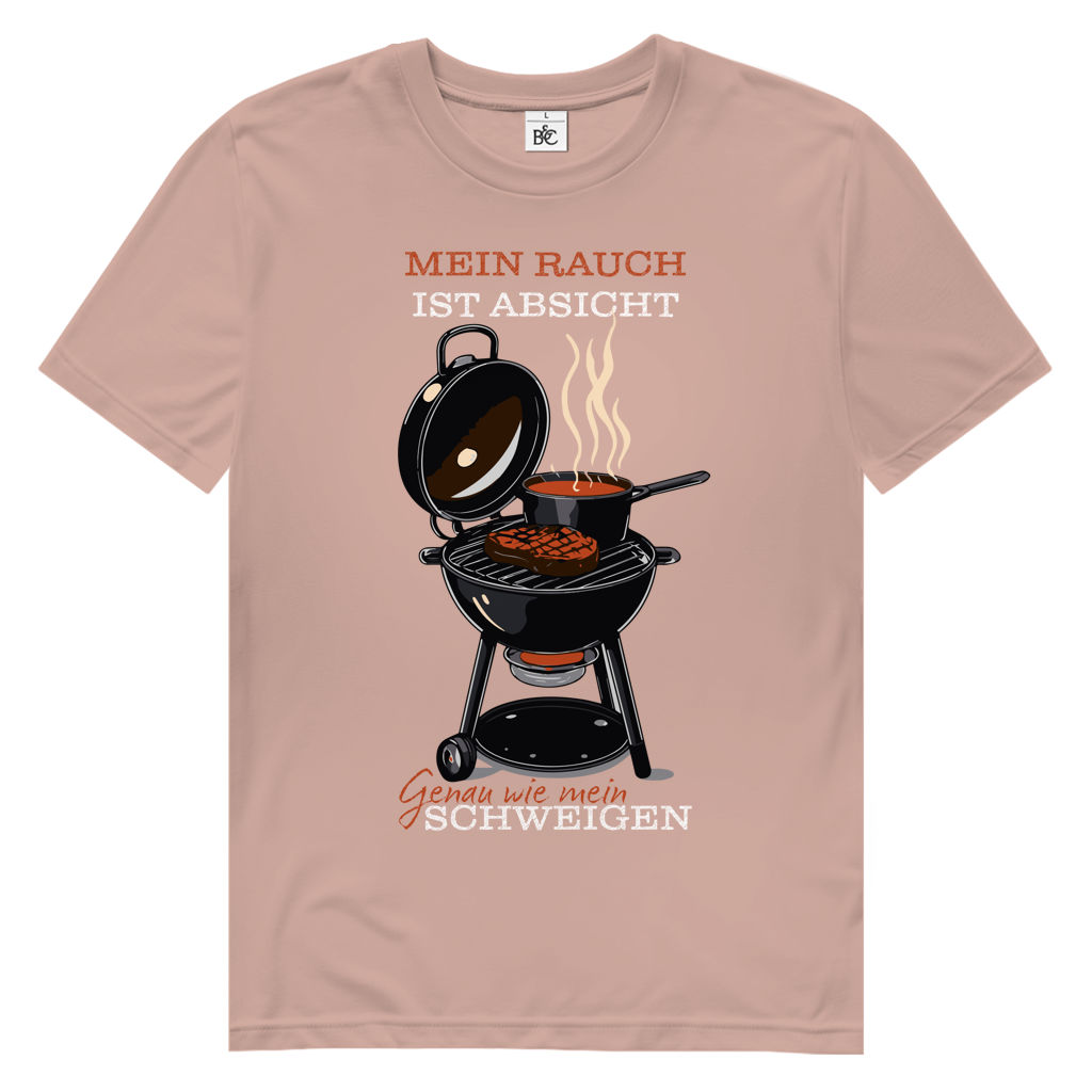 Herren Premium Bio T-Shirt Mein Rauch ist Absicht. Genau wie mein Schweigen