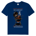 Herren Premium Bio T-Shirt Mein Rauch ist Absicht. Genau wie mein Schweigen