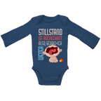 Baby Bio Bodysuite Langarm Stillstand ist Rückschritt. Also schrei ich weiter