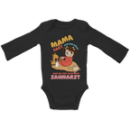 Baby Bio Bodysuite Langarm Mama sagt, ich bin süß. Aber sie lügt auch beim Zahnarzt