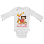 Baby Bio Bodysuite Langarm Mama sagt, ich bin süß. Aber sie lügt auch beim Zahnarzt