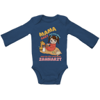 Baby Bio Bodysuite Langarm Mama sagt, ich bin süß. Aber sie lügt auch beim Zahnarzt
