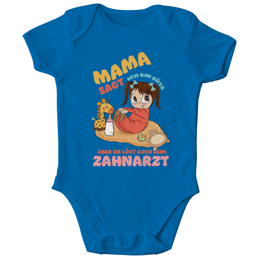 Kinder Bio Body Mama sagt, ich bin süß. Aber sie lügt auch beim Zahnarzt