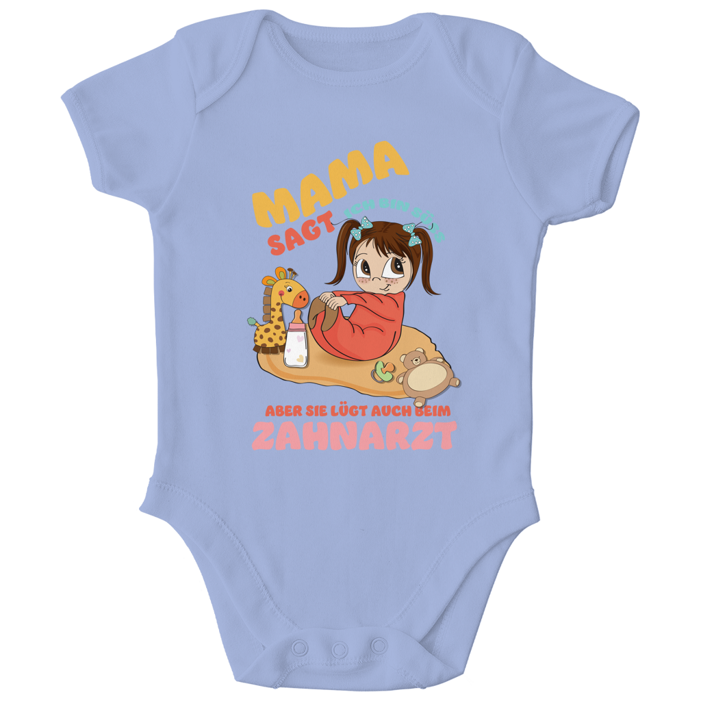 Kinder Bio Body Mama sagt, ich bin süß. Aber sie lügt auch beim Zahnarzt