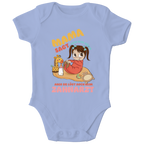 Kinder Bio Body Mama sagt, ich bin süß. Aber sie lügt auch beim Zahnarzt