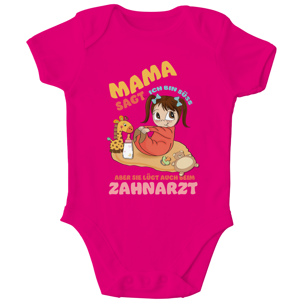 Kinder Bio Body Mama sagt, ich bin süß. Aber sie lügt auch beim Zahnarzt