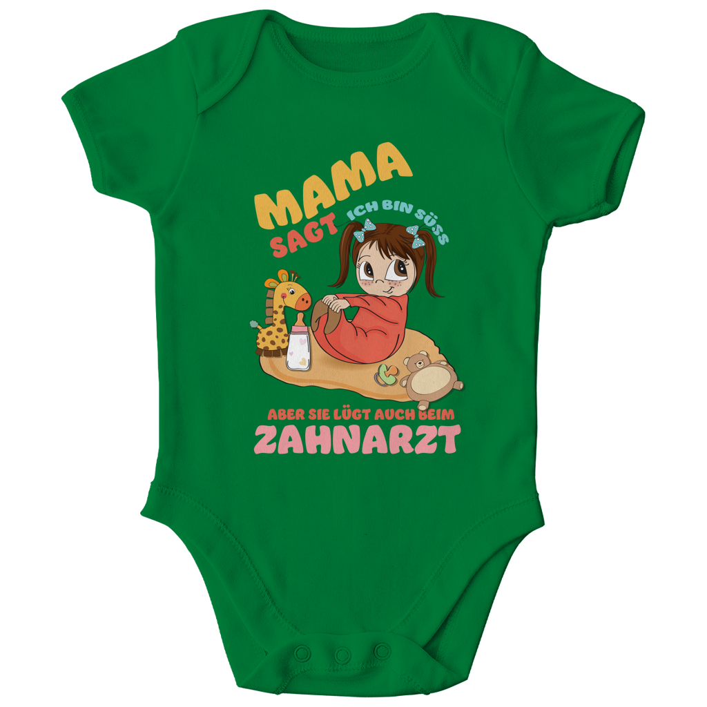 Kinder Bio Body Mama sagt, ich bin süß. Aber sie lügt auch beim Zahnarzt
