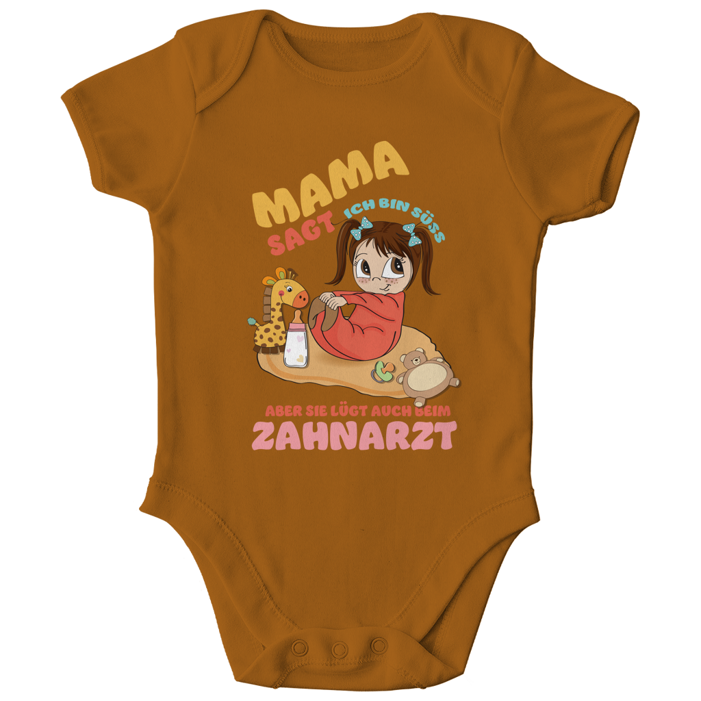 Kinder Bio Body Mama sagt, ich bin süß. Aber sie lügt auch beim Zahnarzt